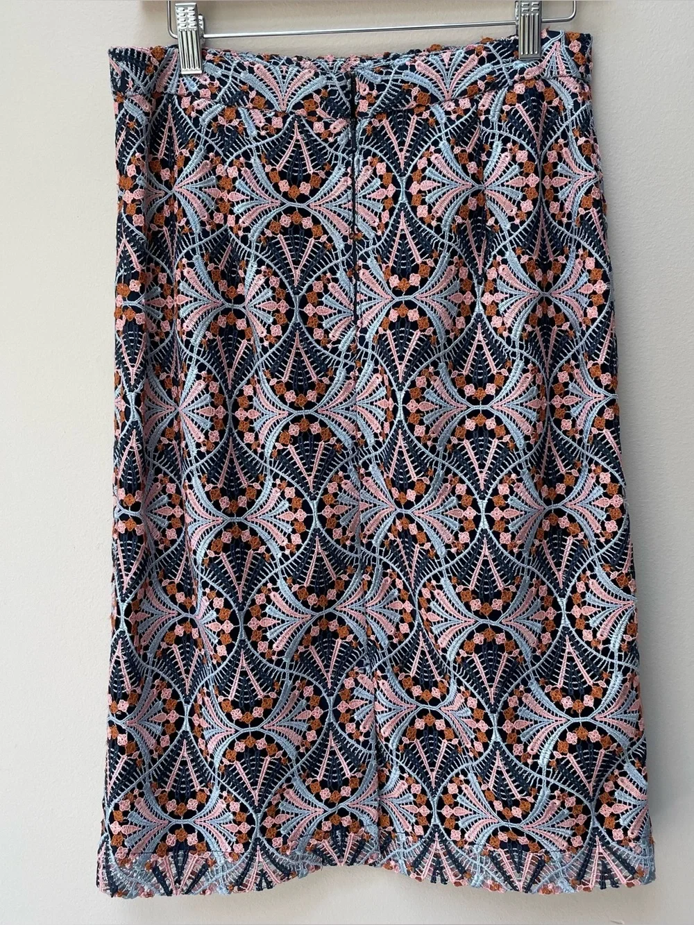 Anthropologie Moulinette Soeurs Svetla Lace Knit Midi Pencil Skirt Size 6 - Picture 6 of 10